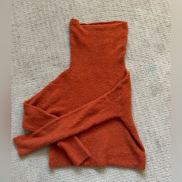 Free People Stormy Cowl Neck Sweater in Terracotta - Picture 9 of 13
